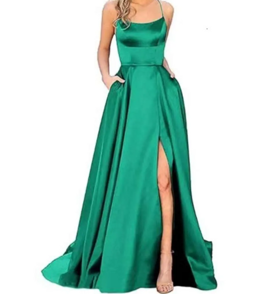 Trägerloses Abendballkleid für Damen | Maxi