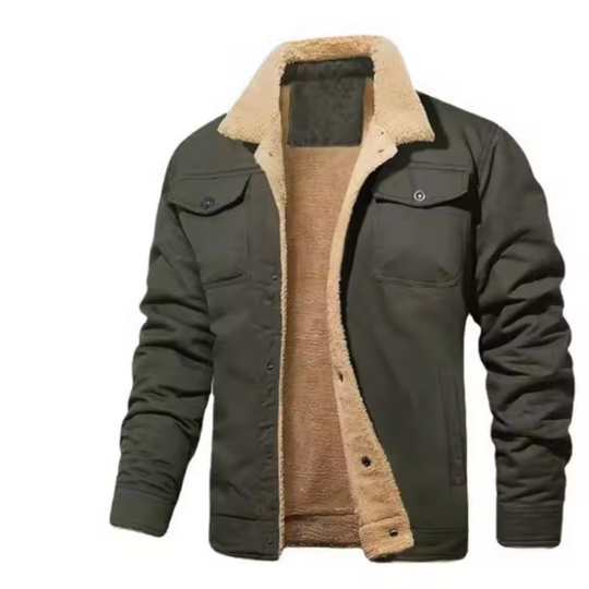 Herren Warme Dicke Winter Jacke | Fronttaschen
