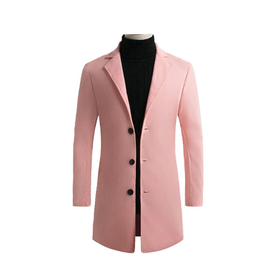 Herren Winter Freizeit Trenchcoat | Warme