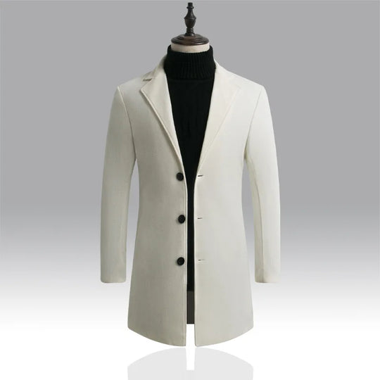Herren Winter Freizeit Trenchcoat | Warme