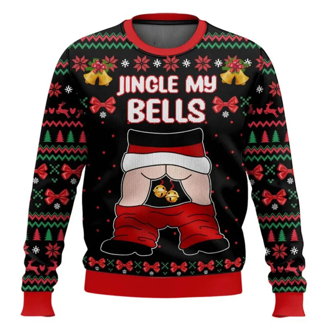 Lustiger Party Unisex Ugly Xmas Pullover | Rundhals