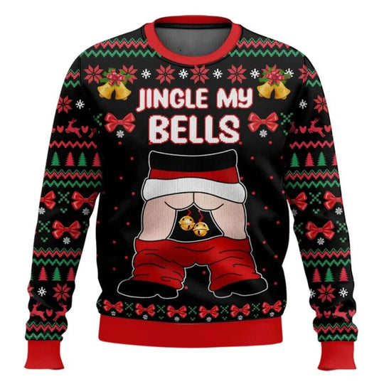 Lustiger Party Unisex Ugly Xmas Pullover | Rundhals