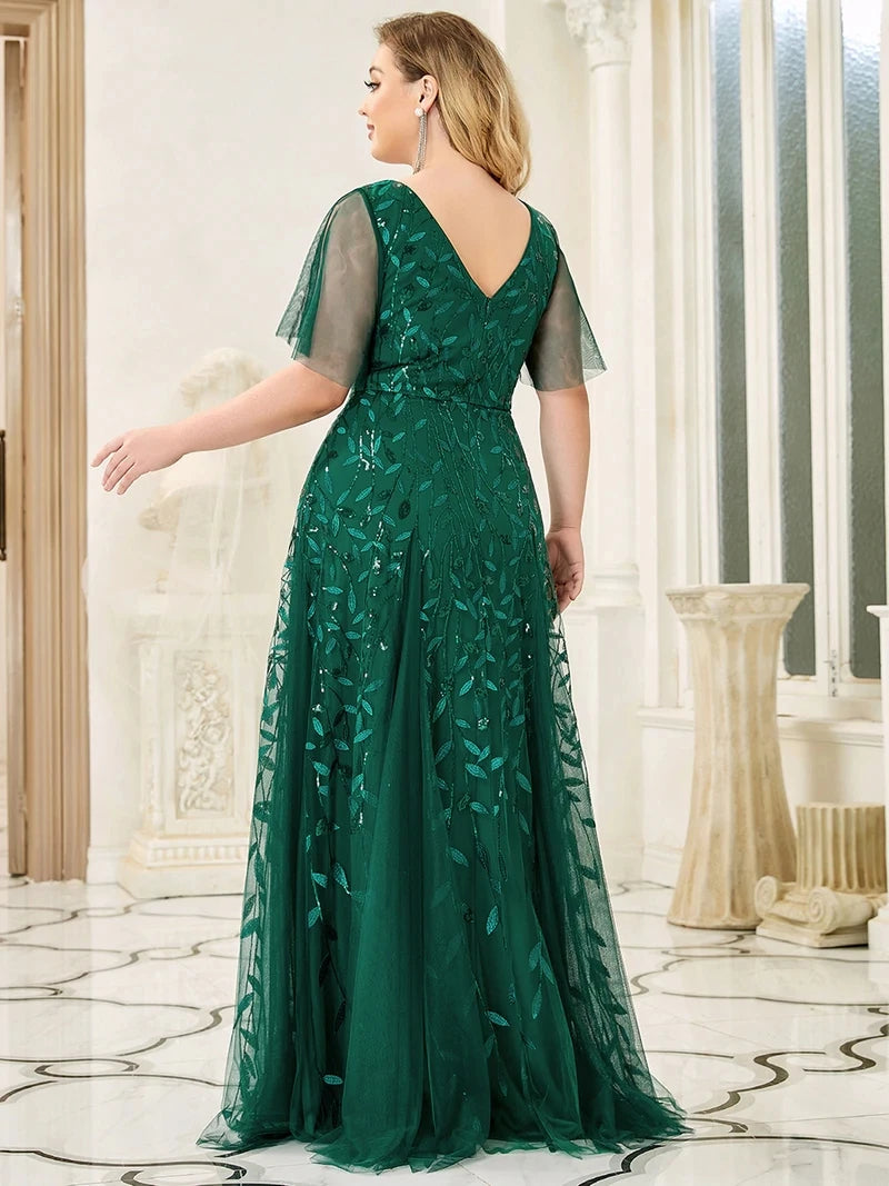 Abendkleid in Übergröße für Damen | Maxi