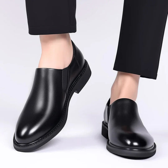Herren Klassische Kappe Zehe Hochzeit Gast Schuhe | Schlupf