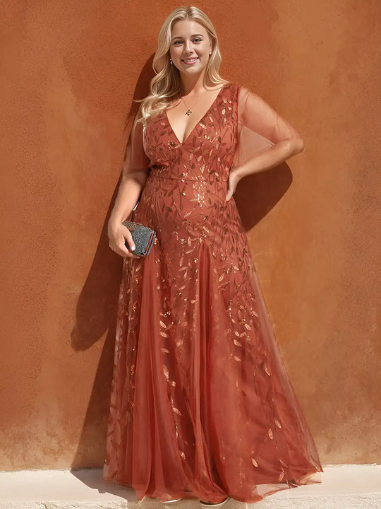 Abendkleid in Übergröße für Damen | Maxi