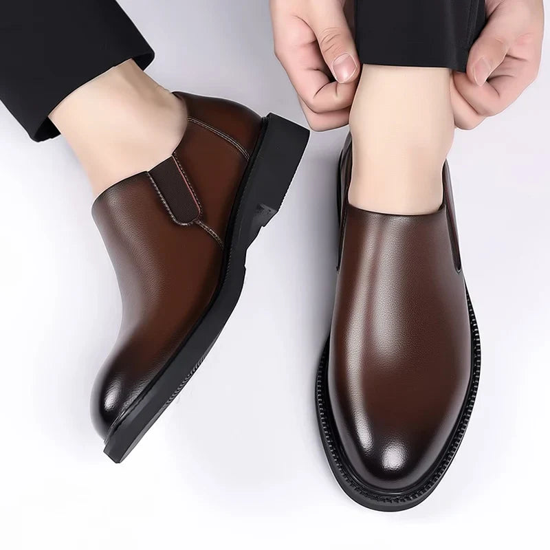 Herren Klassische Kappe Zehe Hochzeit Gast Schuhe | Schlupf