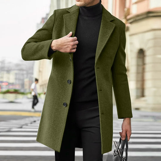 Warmer Und Bequemer Trenchcoat Für Herren | Winter