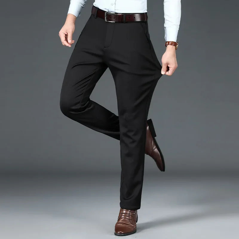 Herren Klassiker Passform Hose | Business Lässig