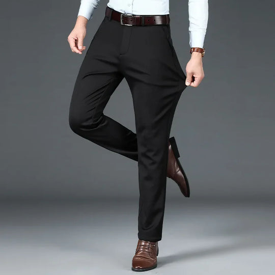 Herren Klassiker Passform Hose | Business Lässig