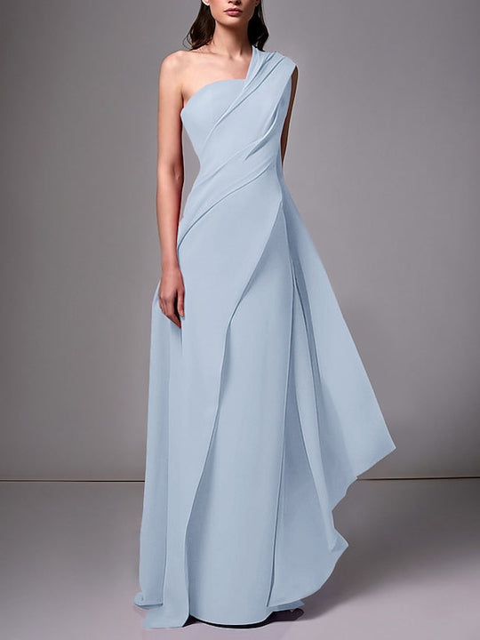 Damen Ein Schulter Ballkleid | Maxi