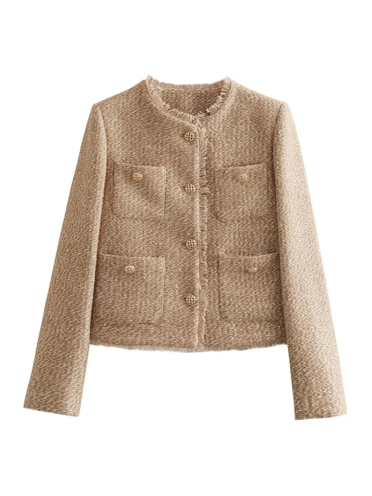 Klassischer Blazer für Damen | Knopfleiste