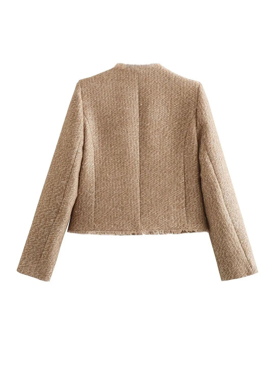 Klassischer Blazer für Damen | Knopfleiste