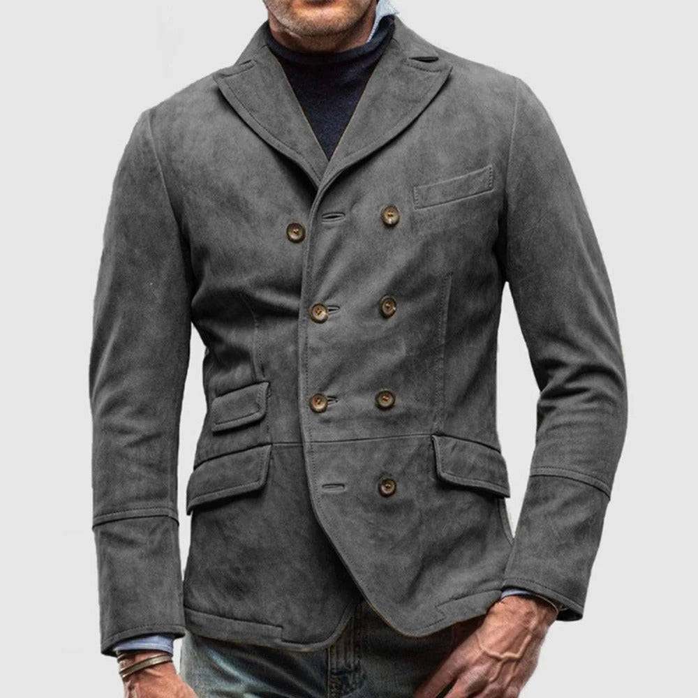 Zweireihiger Blazer für Herren | Schmale Passform