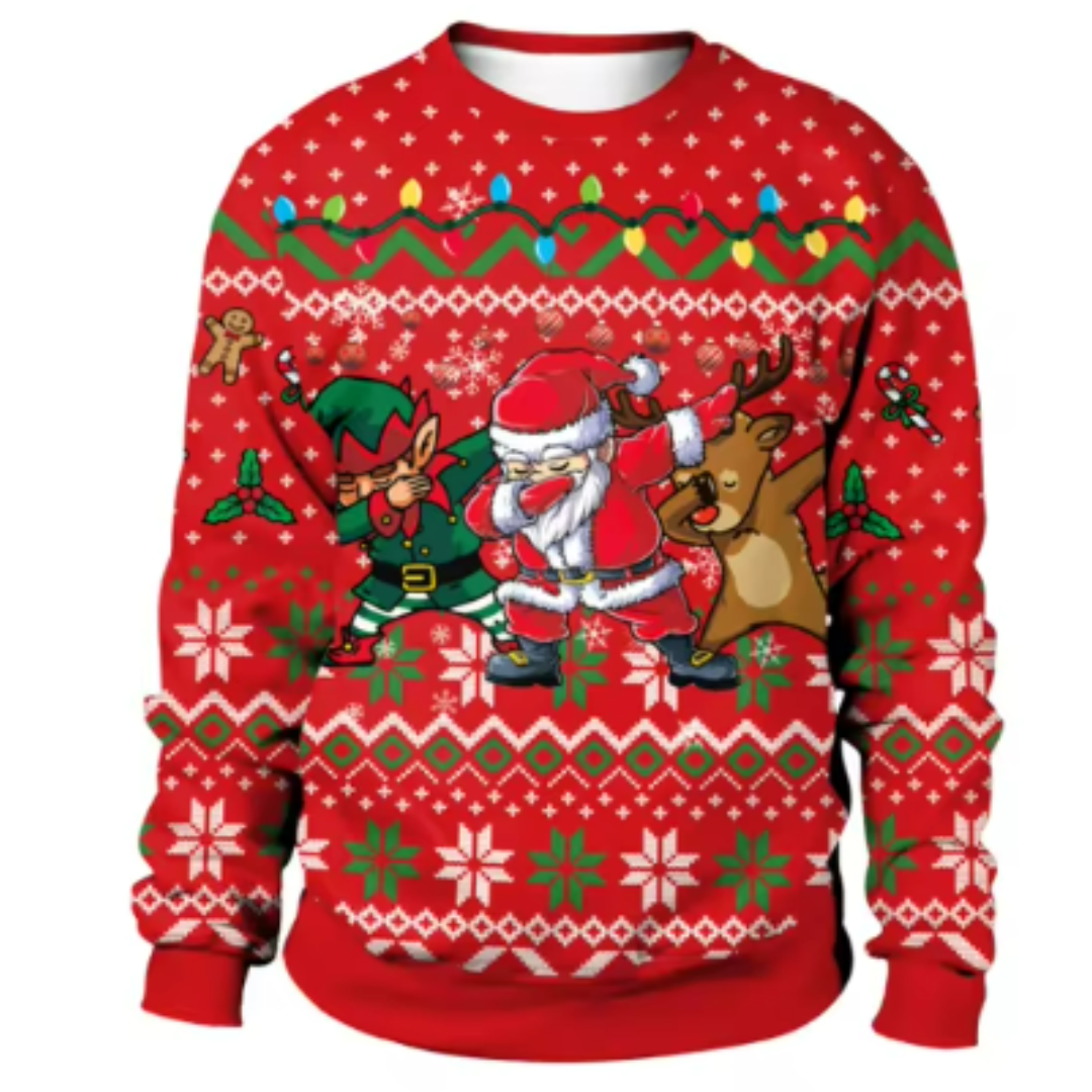 Unisex Festliche Weihnachten Ugly Xmas Pullover | Winter