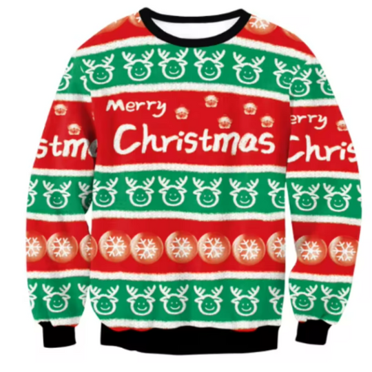 Unisex Festliche Weihnachten Ugly Xmas Pullover | Winter