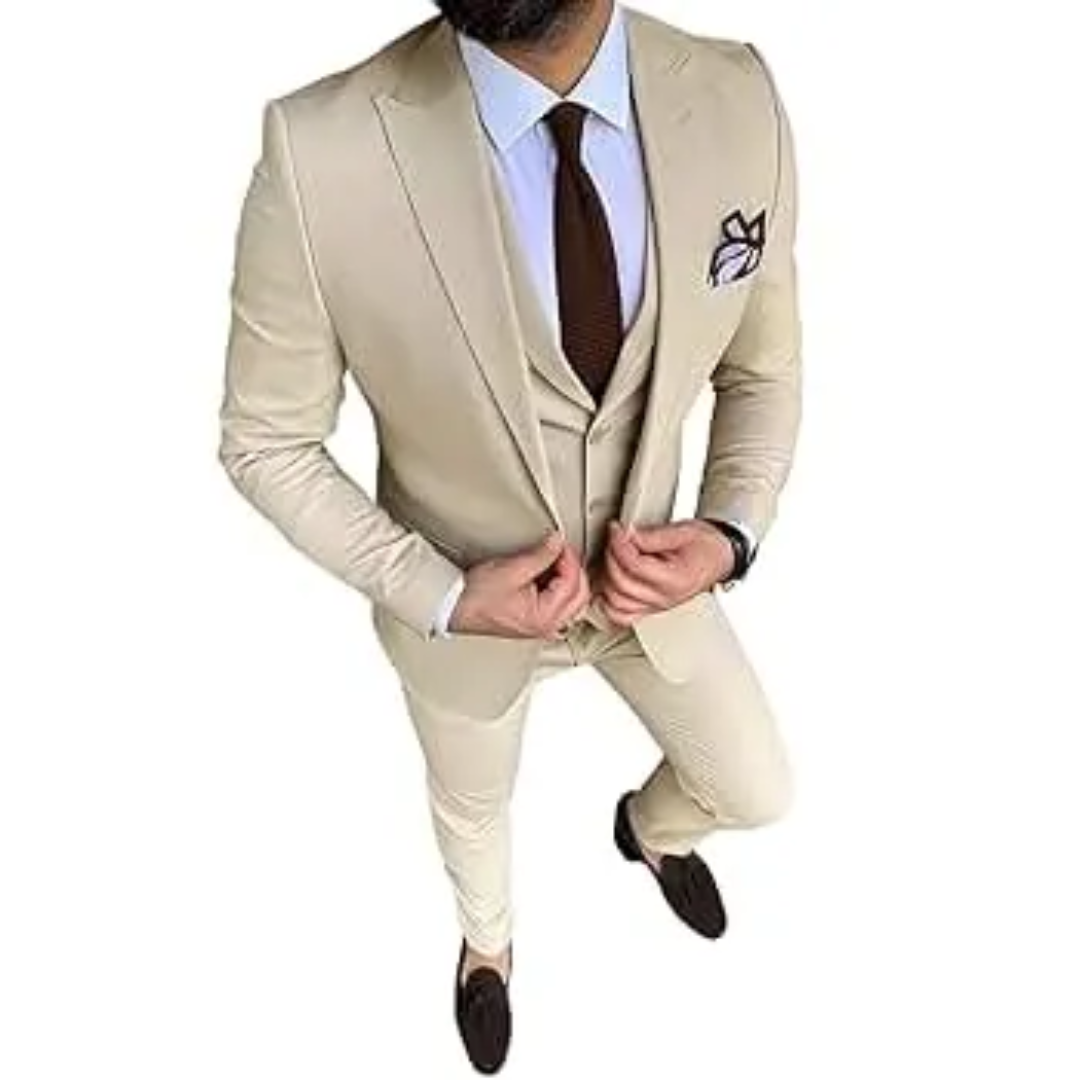 Herren Formal 3 Stück Hochzeit Gast Anzug Set | Stilvoll