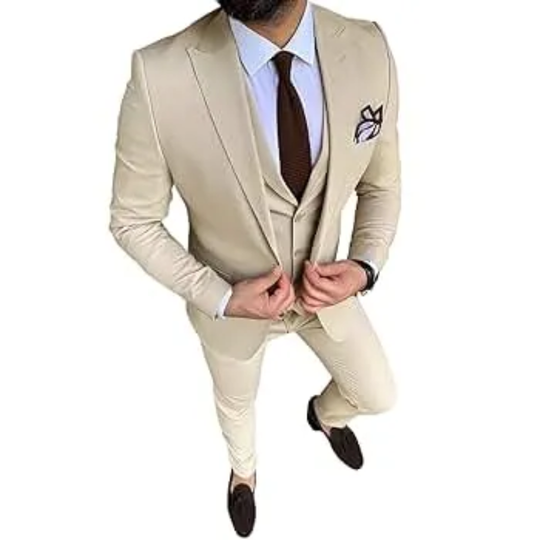 Herren Formal 3 Stück Hochzeit Gast Anzug Set | Stilvoll