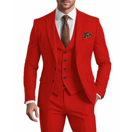Herren 3-Stück Modernes Hochzeitsgast Anzug Set | Formelle