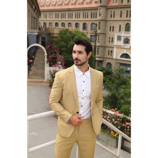 Herren Eleganter 3-teiliger Hochzeitsgast-Anzug Set | Maßgeschneiderte Passform