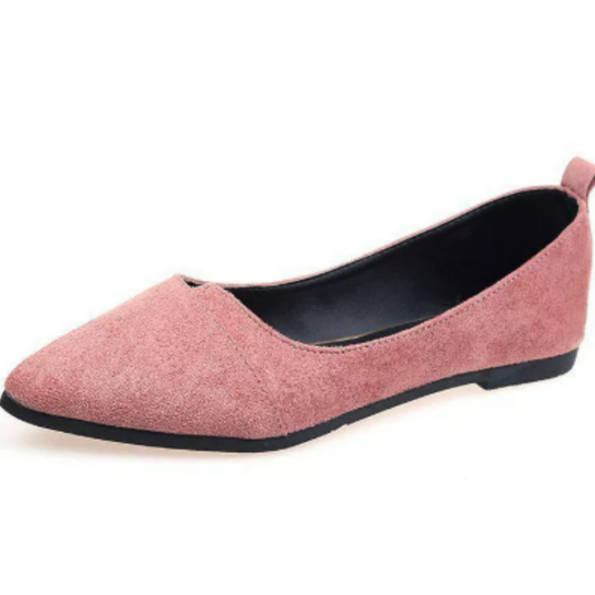 Einfache leichte Schuhe mit flachem Mund