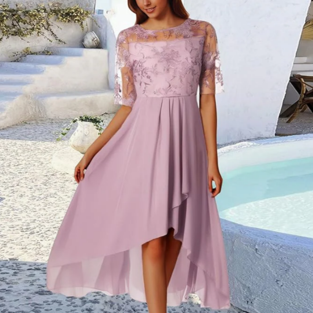 Paillettenkleid Mit 1/2 Ärmeln Für Damen | Maxi
