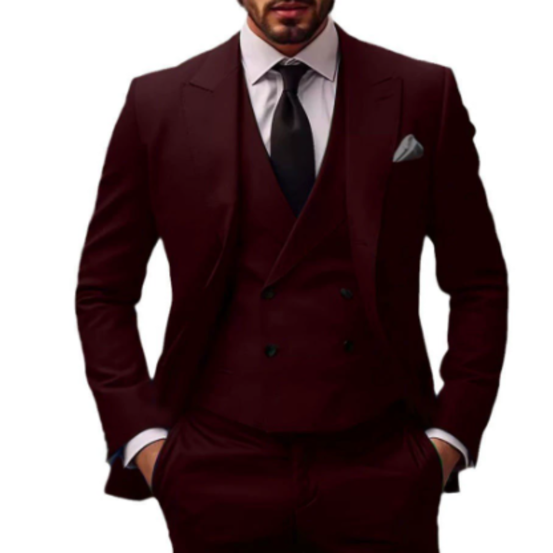 Eleganter 3 Teiliger Herrenanzug | Komfortabel