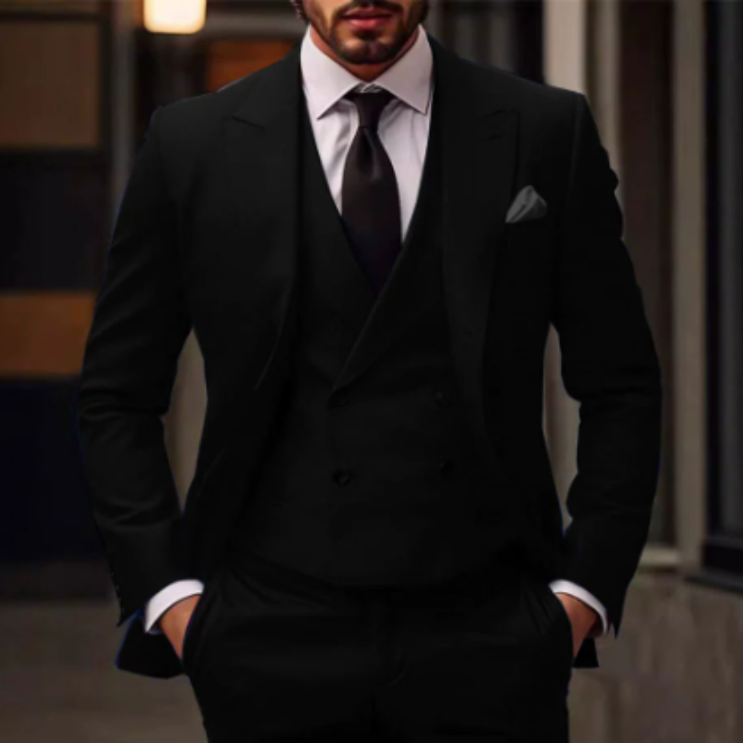 Eleganter 3 Teiliger Herrenanzug | Komfortabel