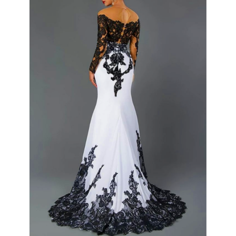 Schulterfreies Ballkleid Für Damen | Maxi