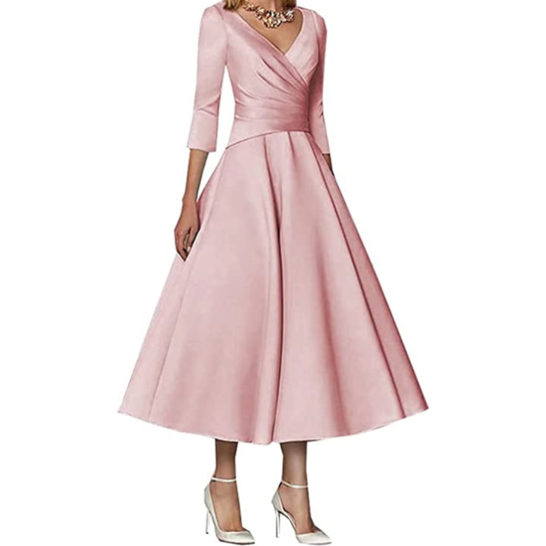 A Linien Wickel Abendkleid Für Damen | Maxi