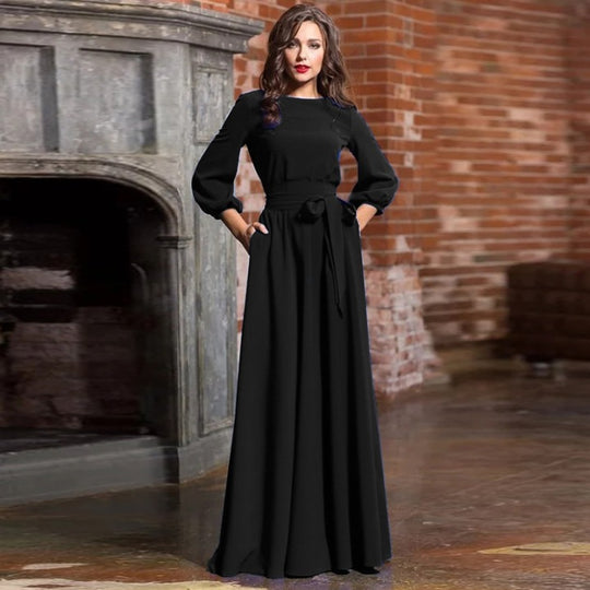 Damen Weiß Boot-Ausschnitt A-Linie Brautkleid | Maxi