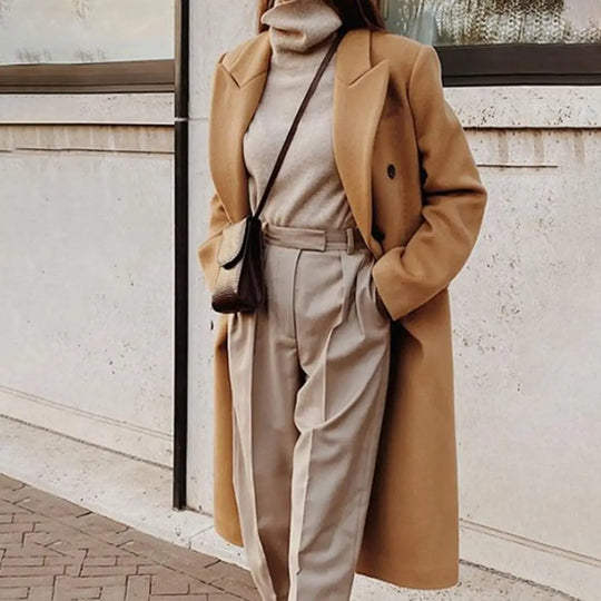 Klassischer Trenchcoat Für Damen | Zweireihig