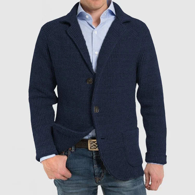 Herren Langarm Blazer | Gestrickt