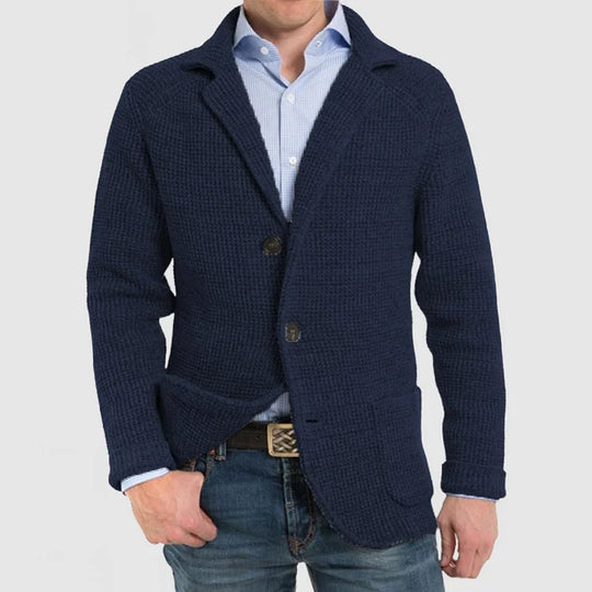 Herren Langarm Blazer | Gestrickt