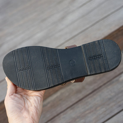 Damen Sommer Slipper – Rutschfeste PU Sandalen für Indoor & Outdoor
