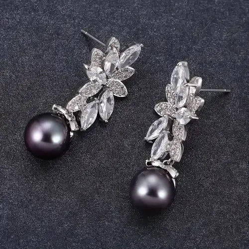 Damen Elegante Hochzeit Gast Tropfen Ohrringe | Stilvoll