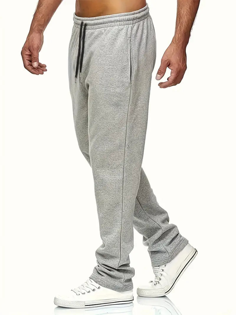 Warme Sweatpants mit Fleecefutter und Taschen