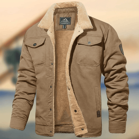 Herren Warme Dicke Winter Jacke | Fronttaschen