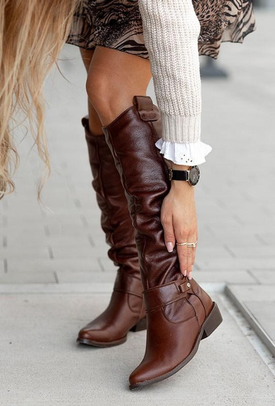 Damen Kniehohe Stiefel | Moderne