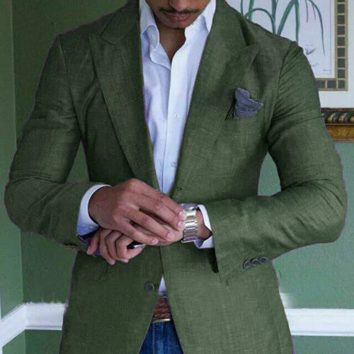 Herren Schlanke Passform Hochzeit Gast Blazer | Lässig