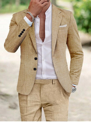 Zweiteiliger Hochzeitsgastanzug für Herren | Elegant