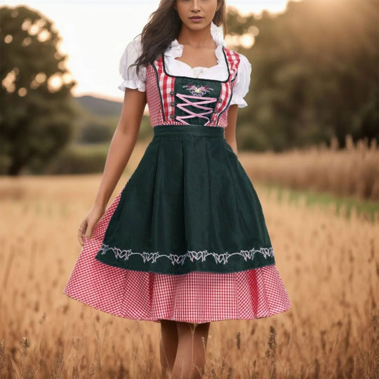 Damen Traditionell Gestickte Oktoberfest Dirndl Kleid | 2025