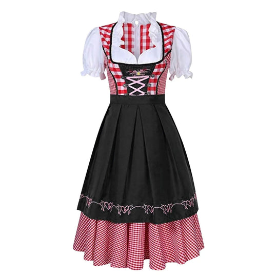 Damen Traditionell Gestickte Oktoberfest Dirndl Kleid | 2025