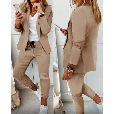 Damen Modernes Zweiteiler-Set | Stilvoll
