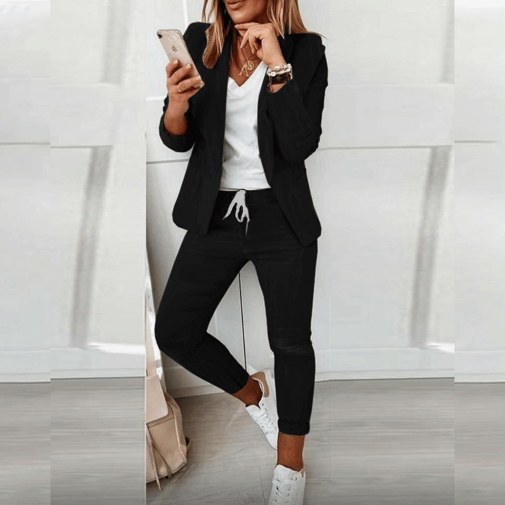 Damen Modernes Zweiteiler-Set | Stilvoll