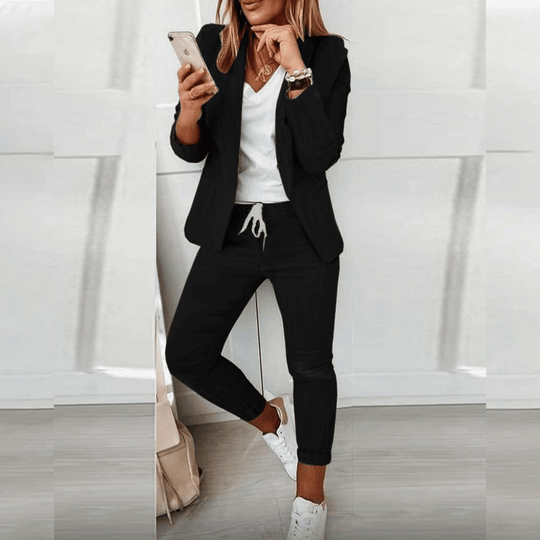 Damen Modernes Zweiteiler-Set | Stilvoll