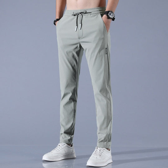 Herren Schlank Passform Hose | Kordelzug