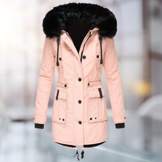 Damen Langer Winterparka | Kapuze