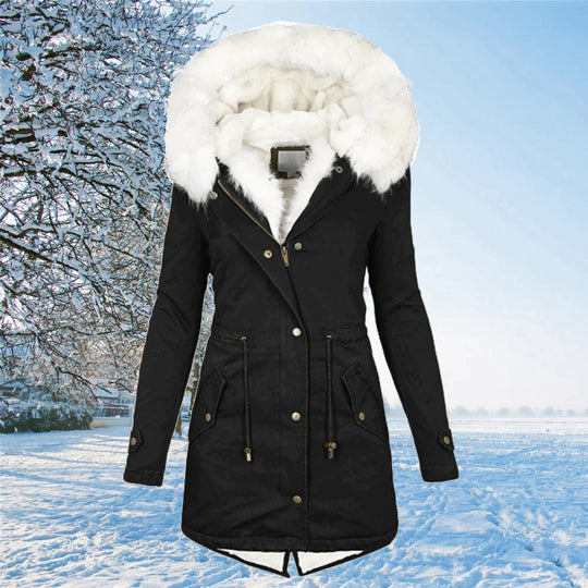 Damen Parka mit Kapuze | Warme