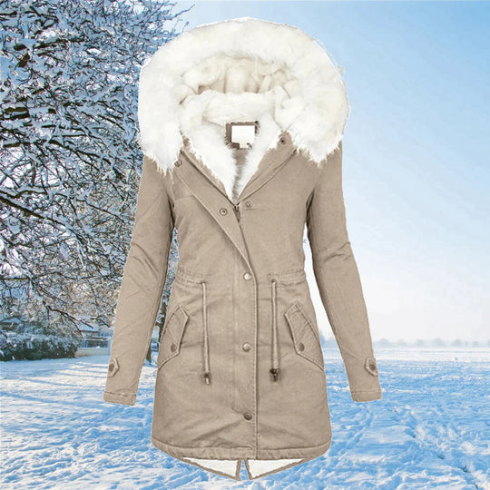 Damen Parka mit Kapuze | Warme