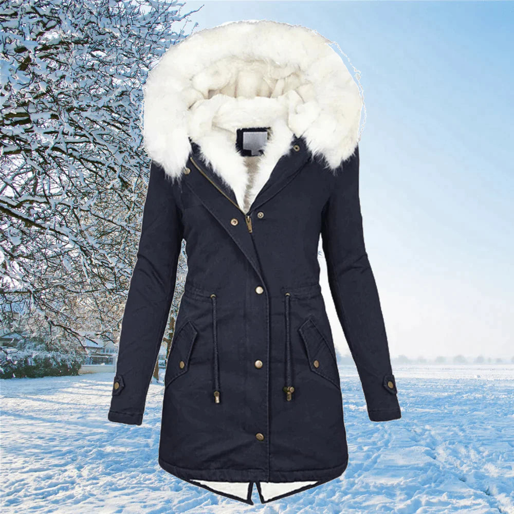 Damen Parka mit Kapuze | Warme
